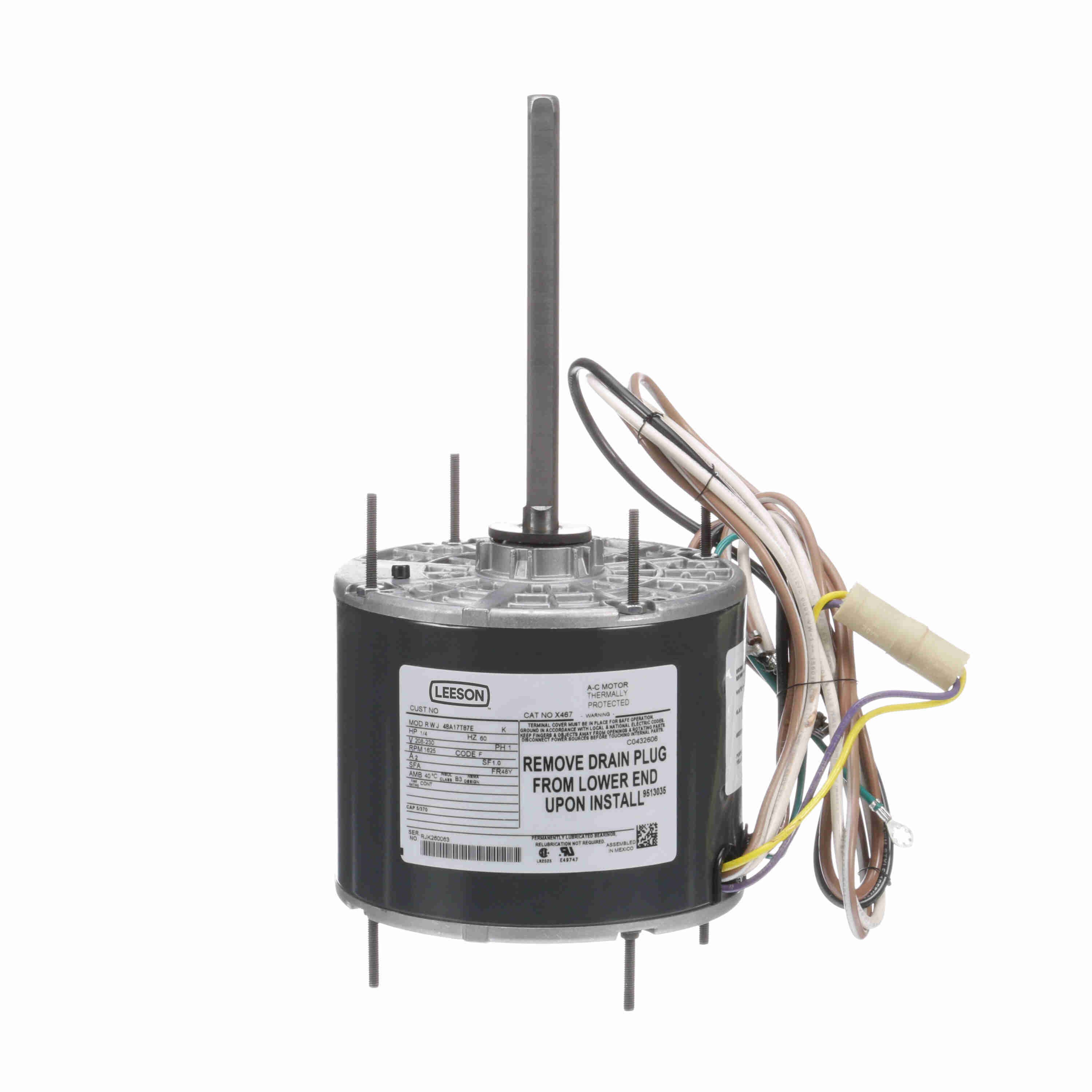 MARATHON MOTORS 048A17T87 X467 HVAC Motor | AJ2KVJ X467