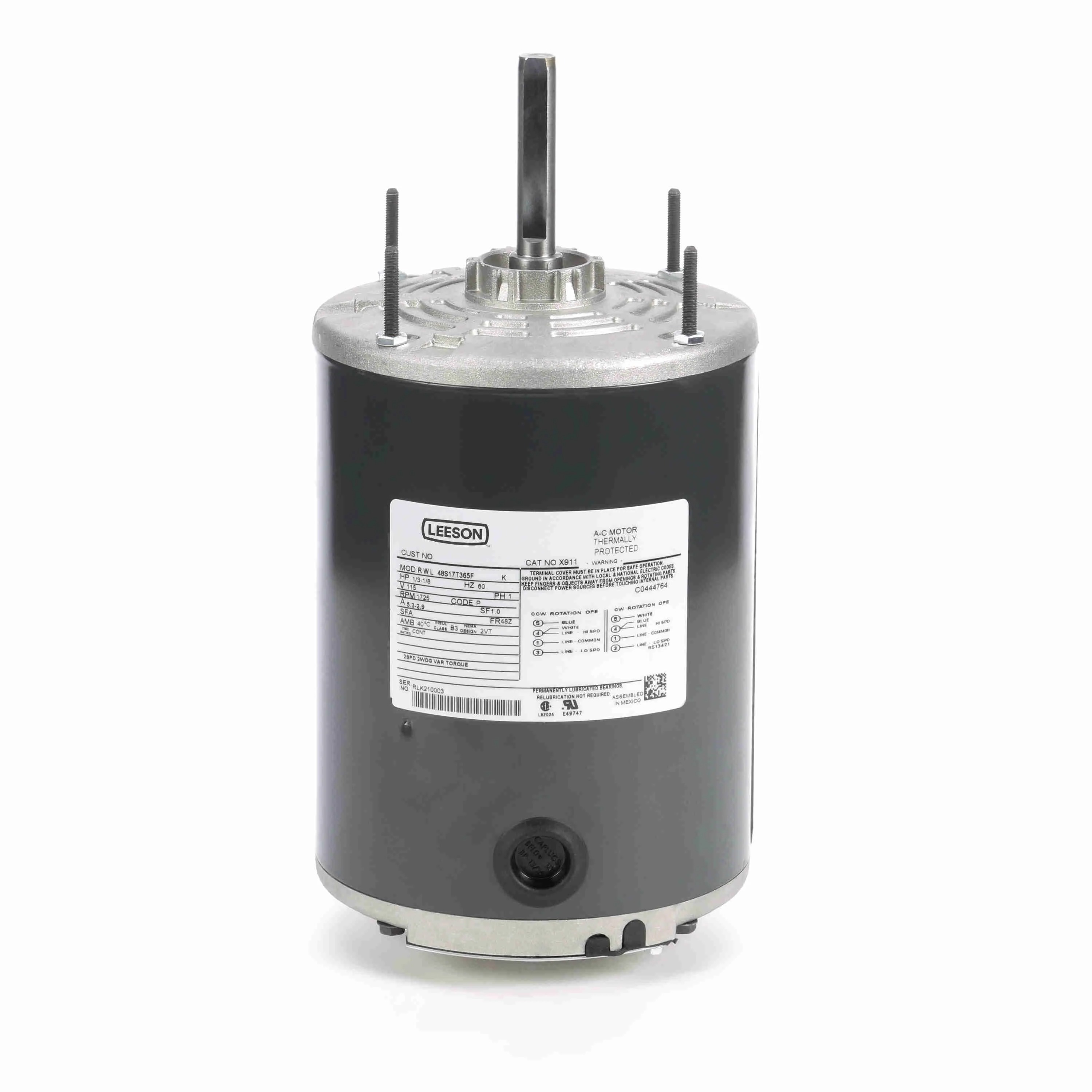 MARATHON MOTORS 048S17T365 Farm Duty Motor Split Phase Teao 1/3 Hp 1725 Rpm | AF8BDZ 24TM11 / X911