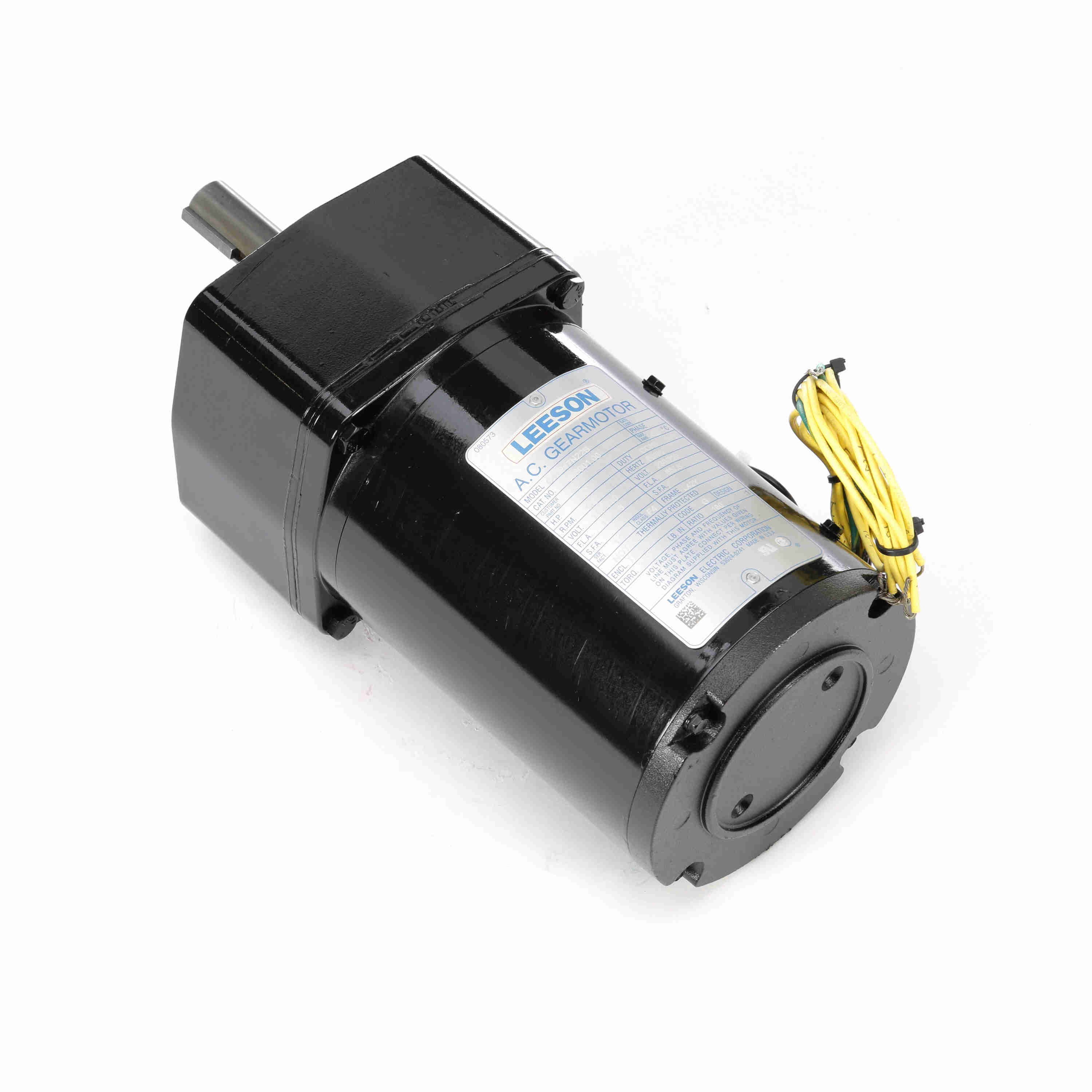 Parallel Shaft Gearmotor, 0.08 HP, 1 Phase, 60/50 Hz, 110V, 9 RPM