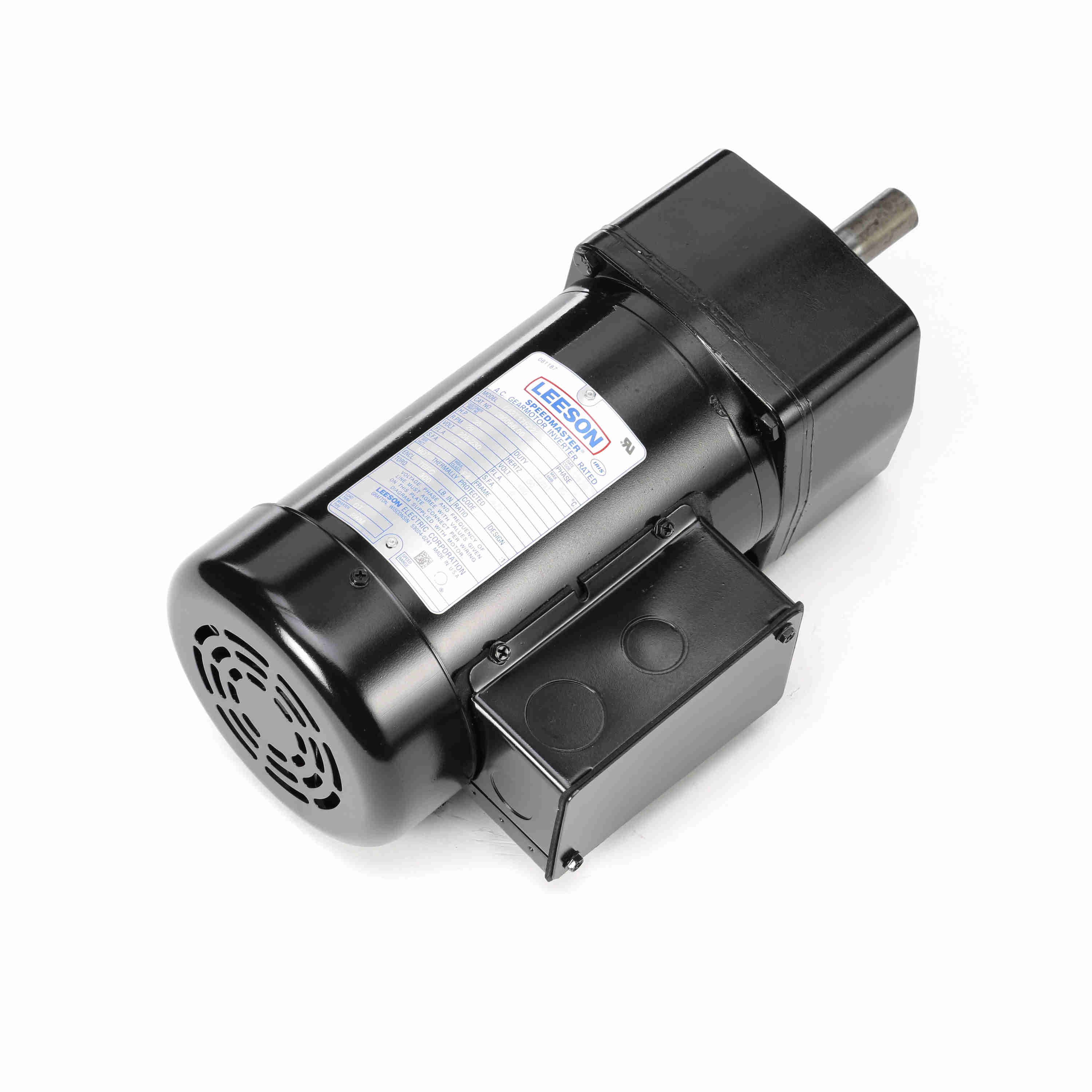 Parallel Shaft Gearmotor, 0.25 HP, 3 Phase, 60 Hz, 208-230/460V, 29 RPM