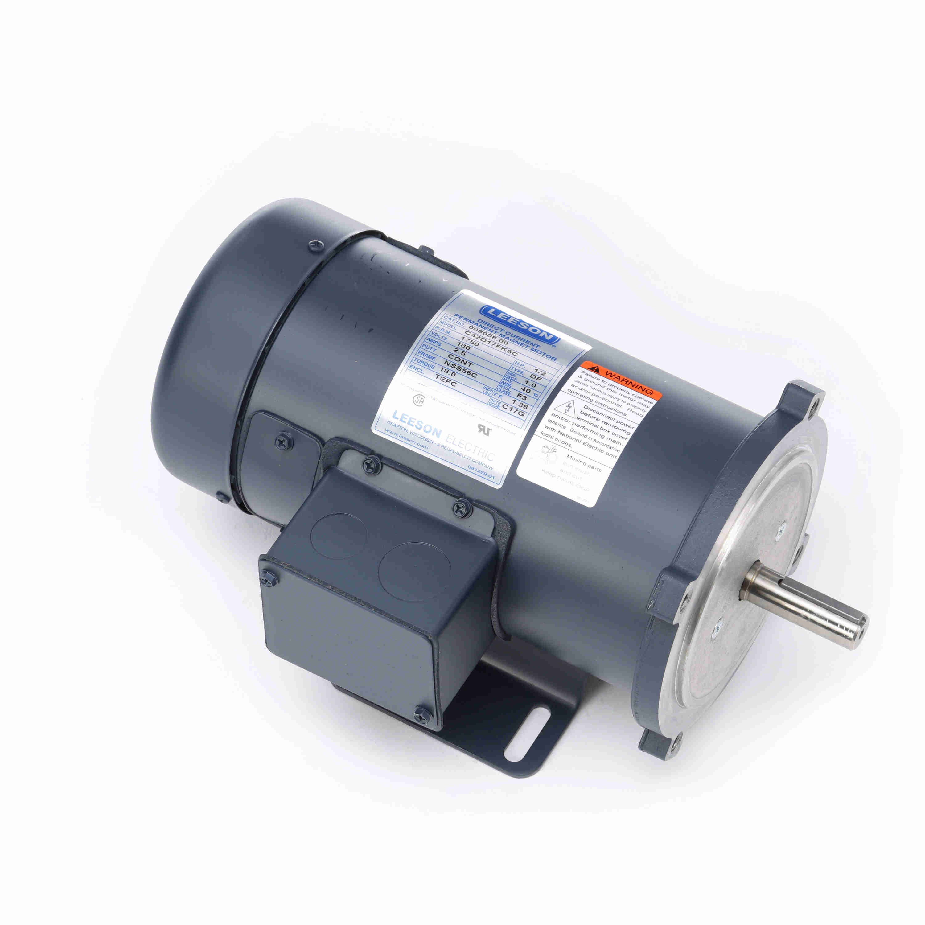 SCR Motor, 0.50 HP, 180V, 1750 RPM
