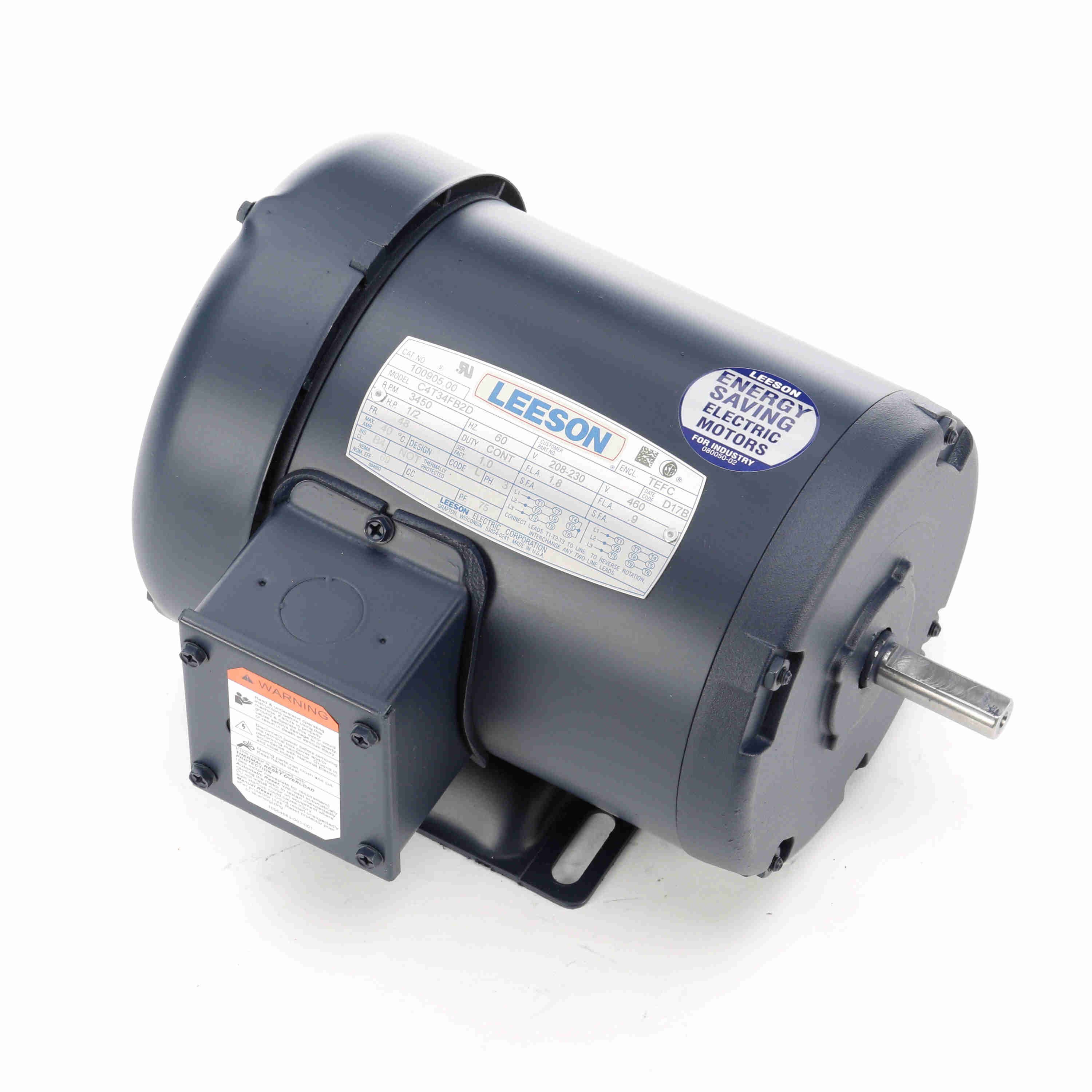 LEESON 100905.00 C4T34FB2D General Purpose Motor | AJ2PJV C4T34FB2D