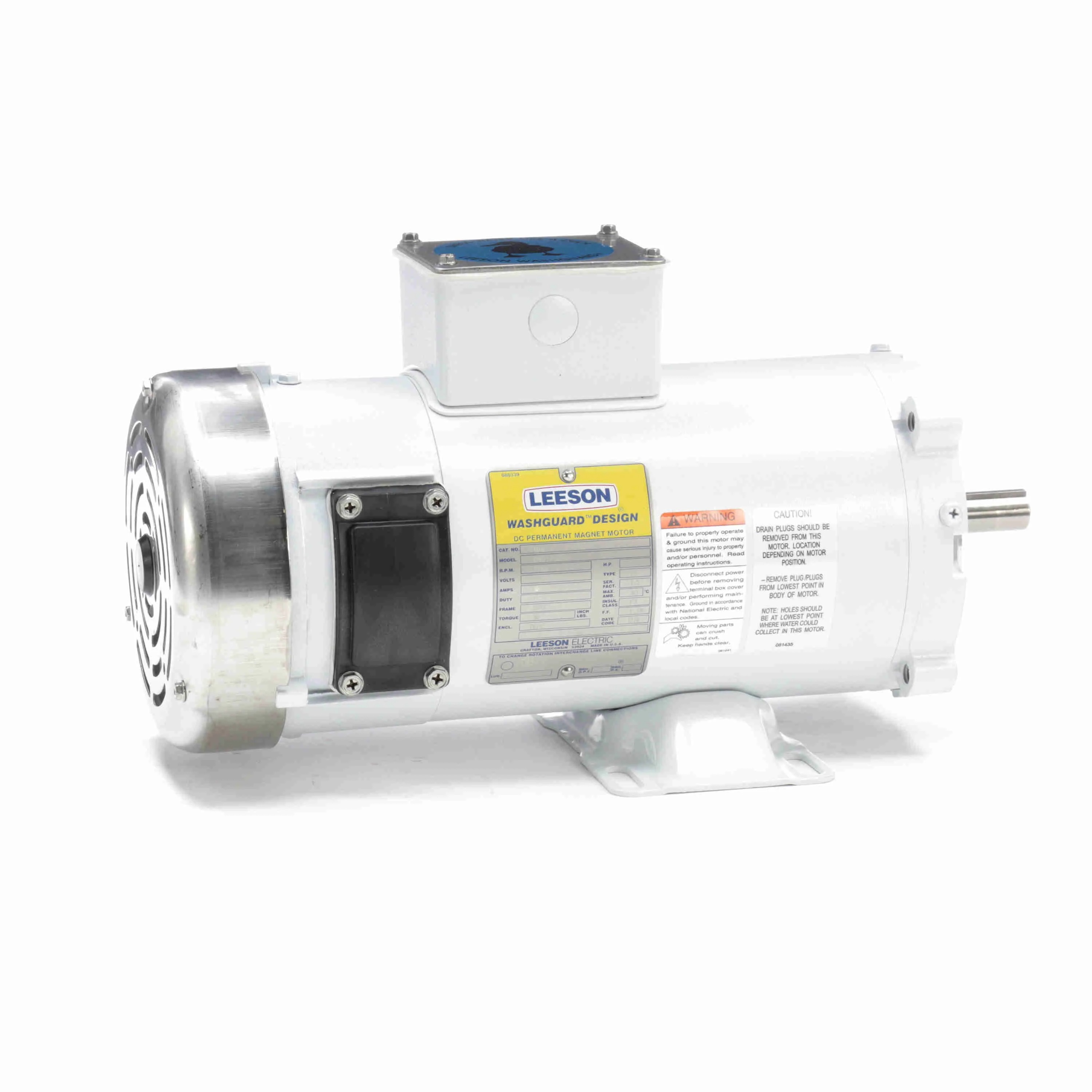 LEESON 108231.00 C4D17WK2 Washdown Motor | AJ2PWK 48ZF55 / C4D17WK2