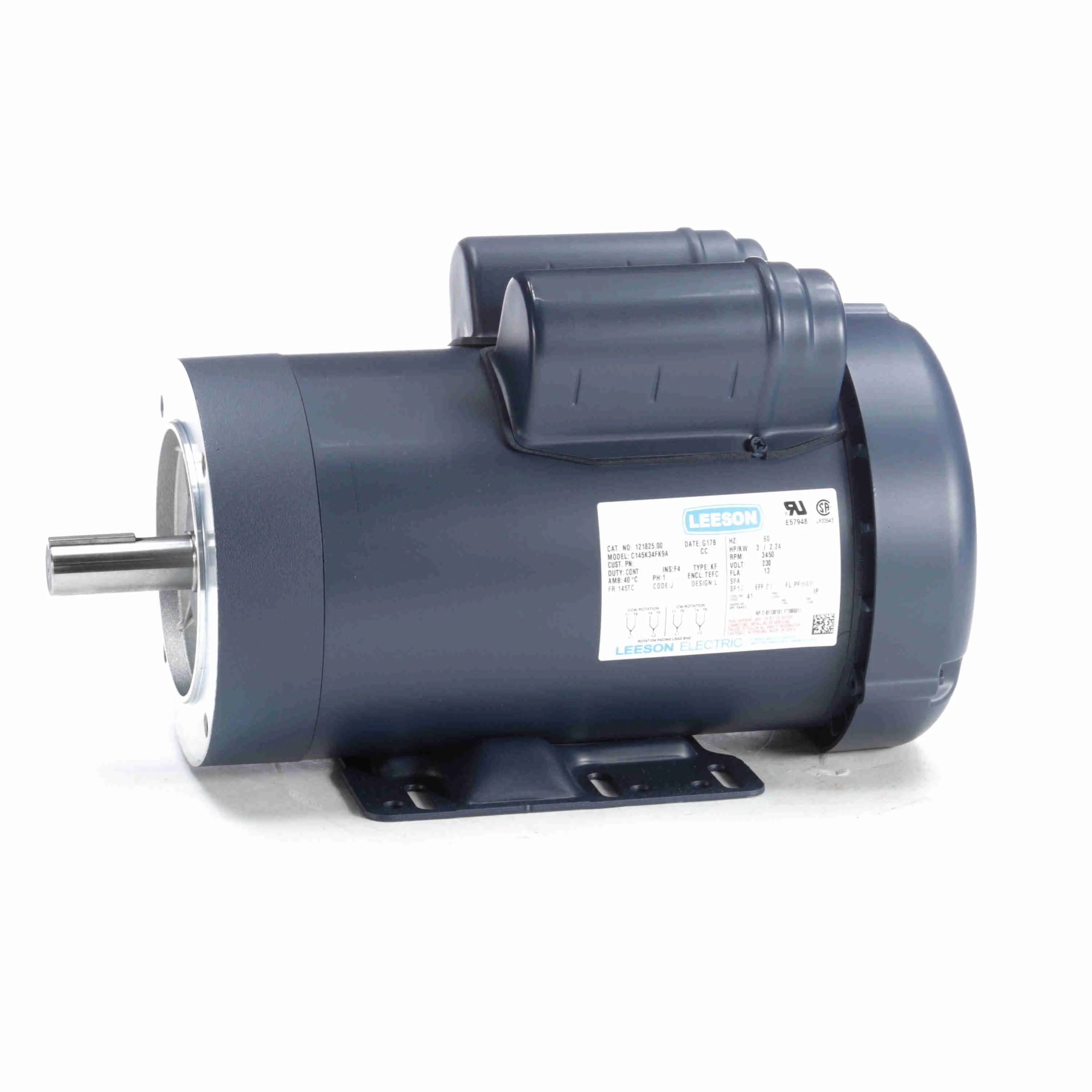 LEESON 121825.00 C145K34FK9 A General Purpose Motor | AJ2RJV C145K34FK9 A