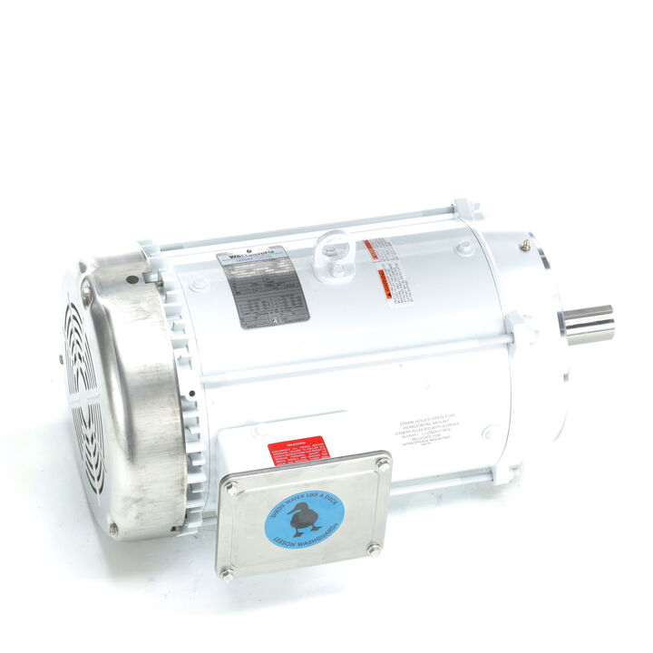LEESON 141268.00 Washdown Motor, 3-Phase, 10 HP, 1, 760 Nameplate RPM, 230/460VAC, 215TC | CR8PTP 48ZG42