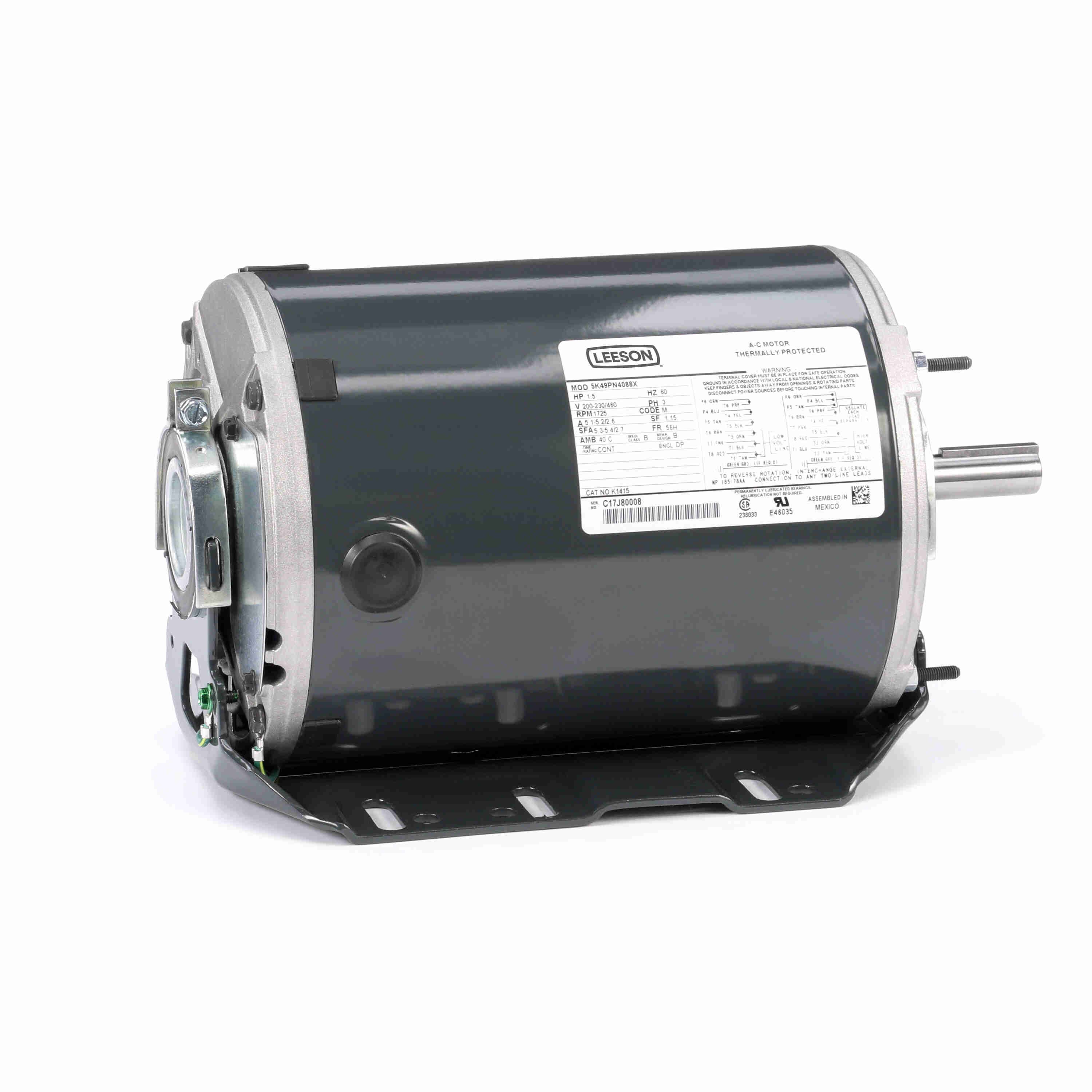 MARATHON MOTORS 5K49PN4088X K1415 HVAC Motor | AJ2KWH K1415