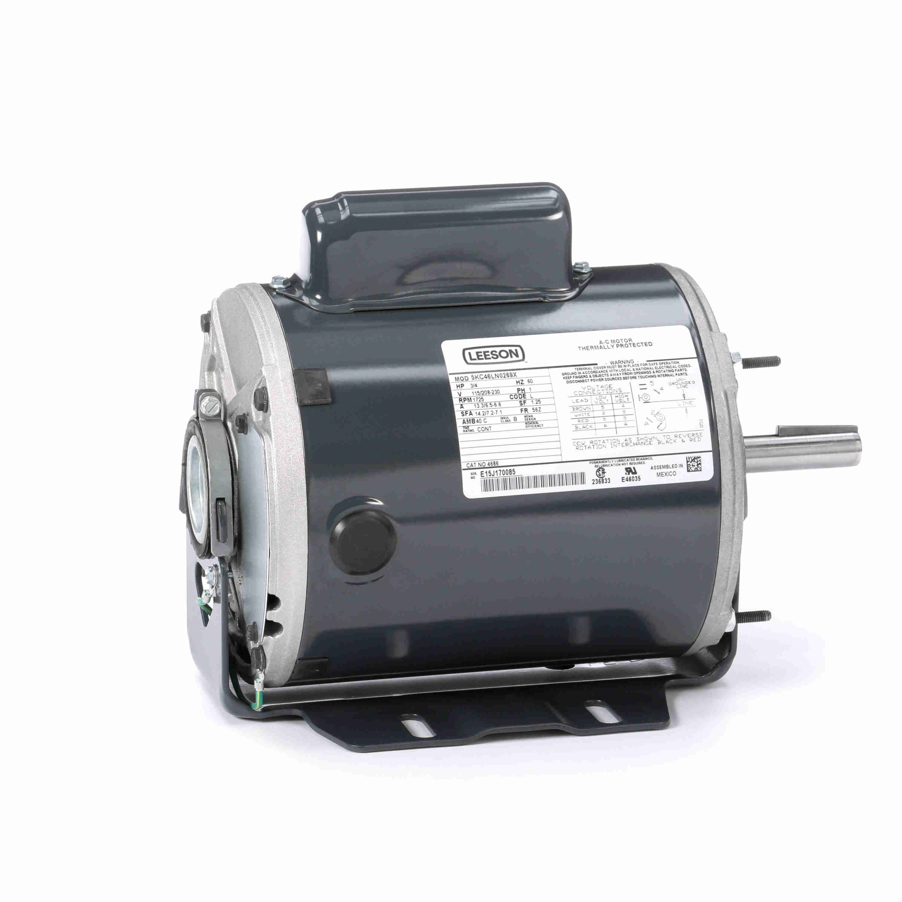 MARATHON MOTORS 5KC46LN0269X 4686 HVAC Motor | AJ2LEU 4686