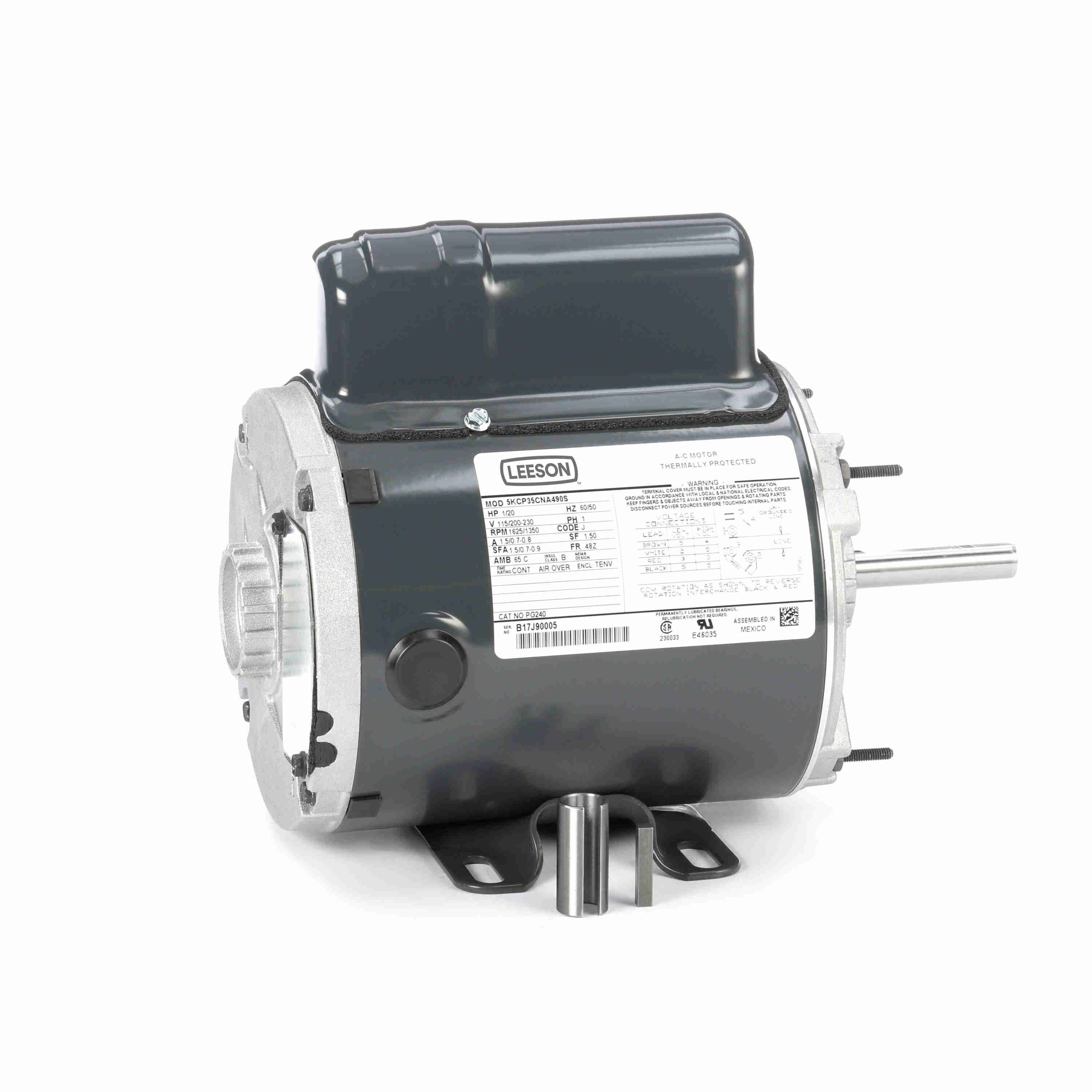 MARATHON MOTORS 5KCP35CNA490S PG240 HVAC Motor | AJ2LGA PG240