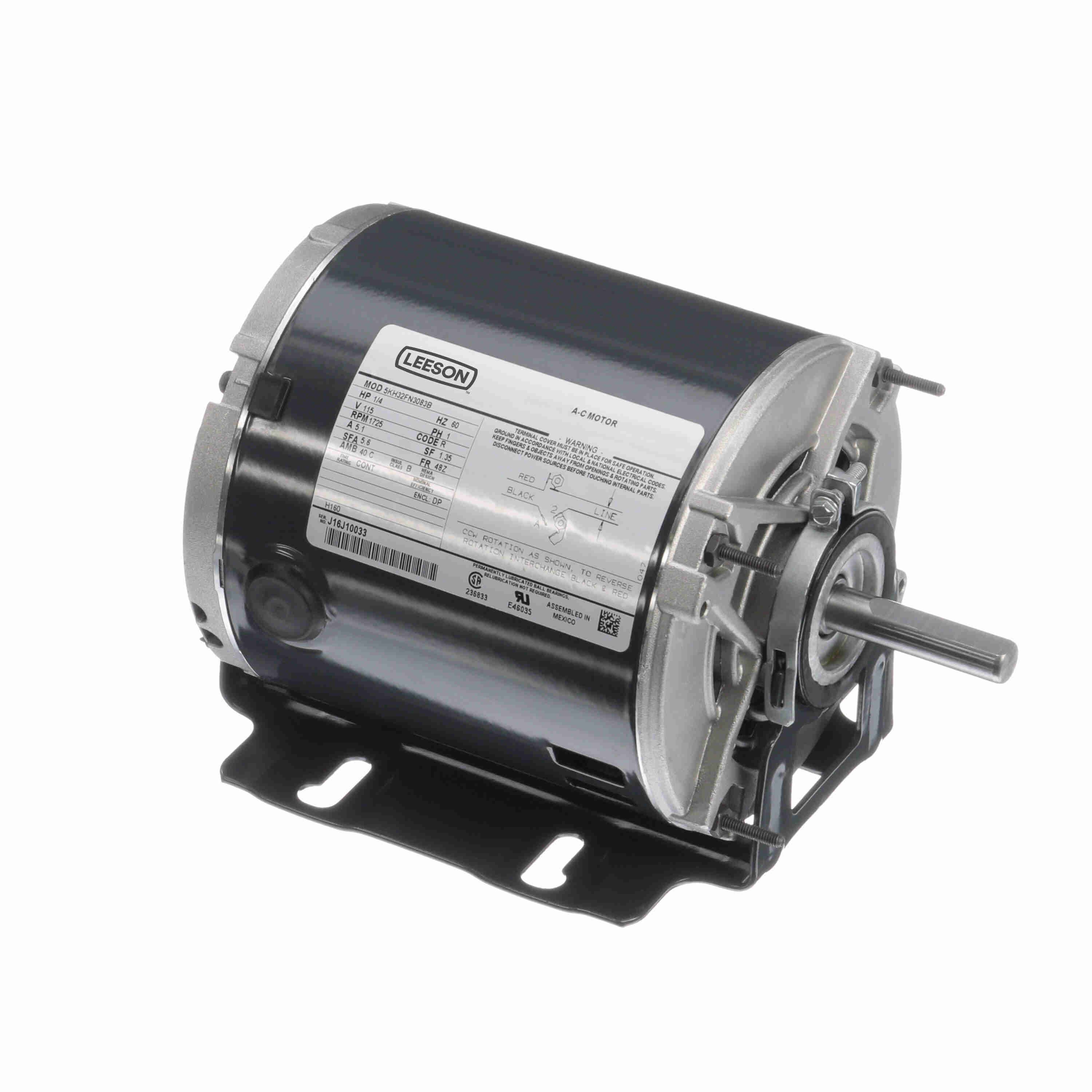 MARATHON MOTORS 5KH32FN3083 H160 HVAC Motor | AJ2KWX H160