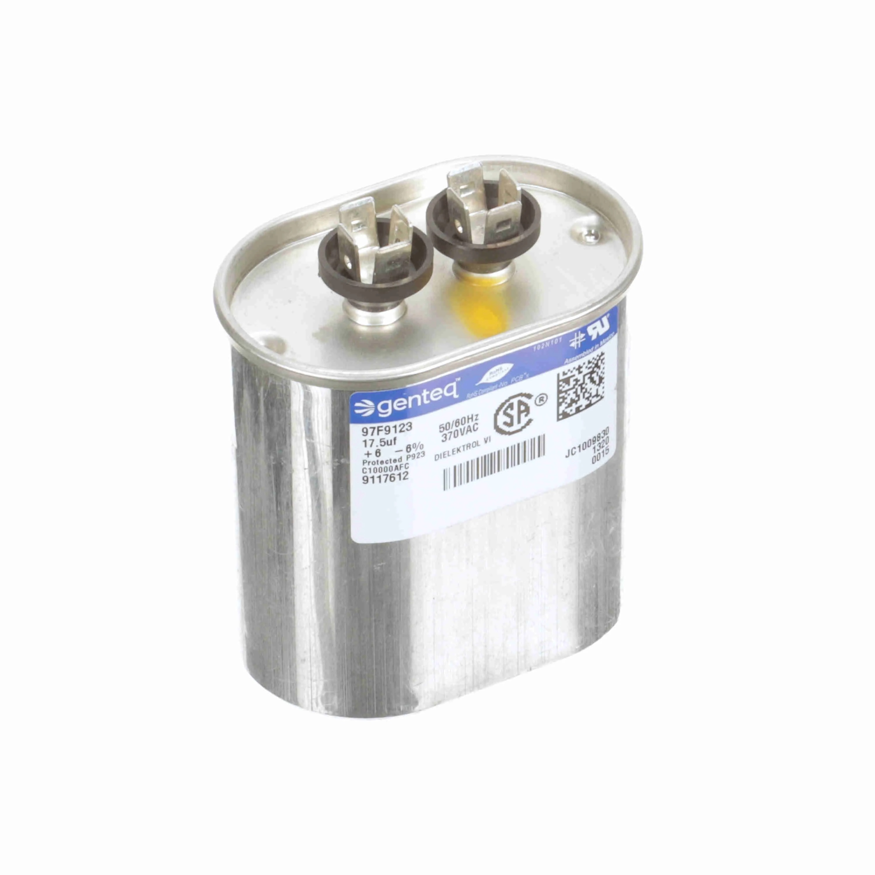 Capacitor, 370 V, 17.5 MFD