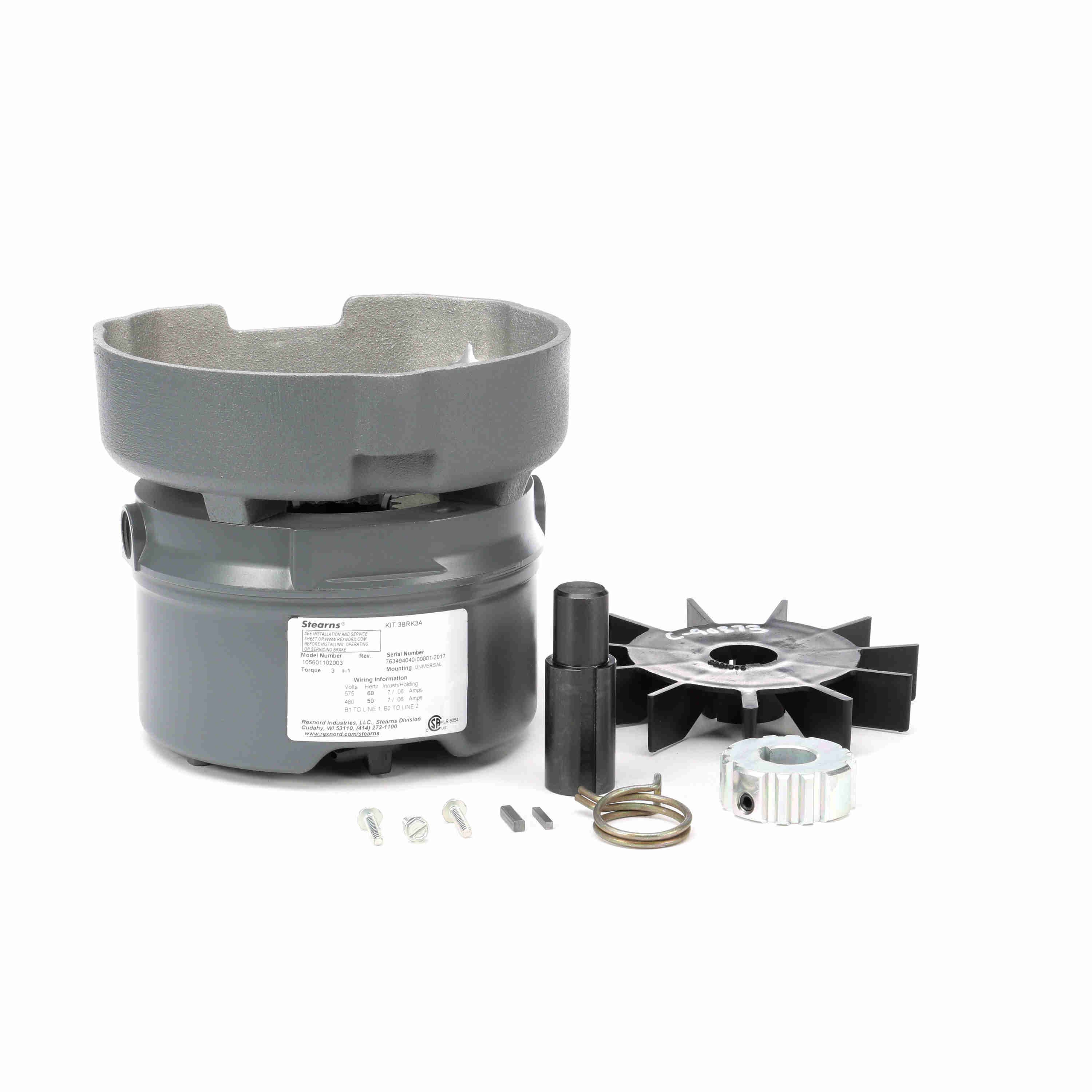 Motor Brake Kit, 3 Ft, 575V