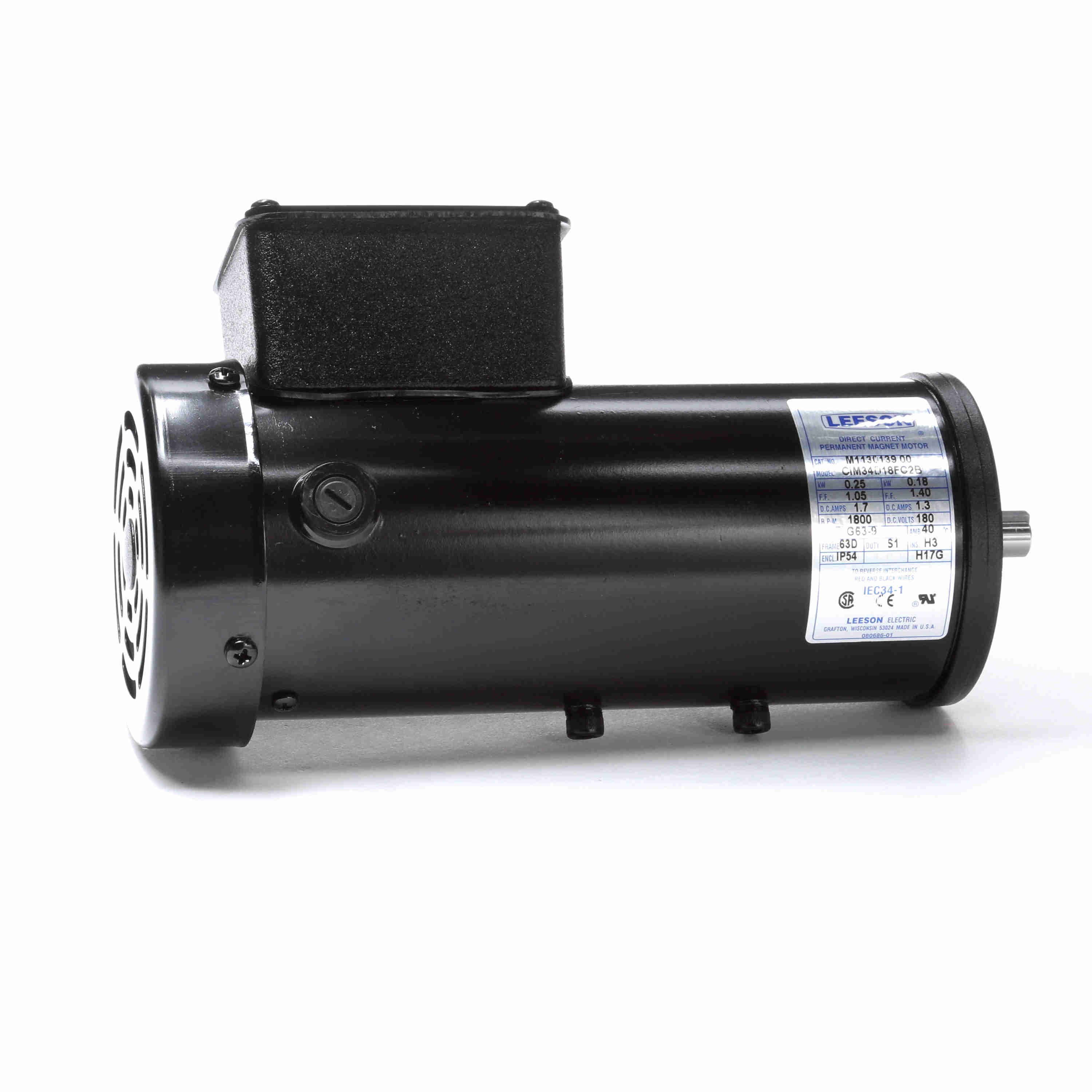 Metric Motor, 180V, 1800 RPM