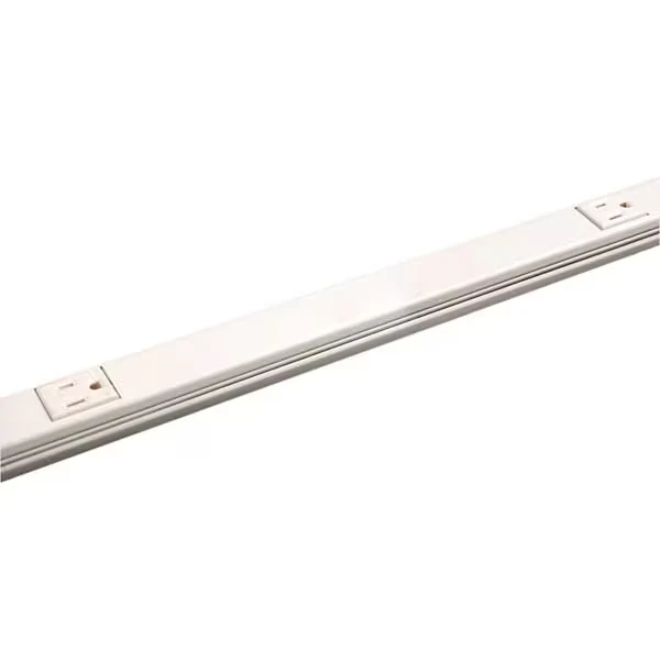 Prewired Raceway, 5 Outlets, 15 Amps