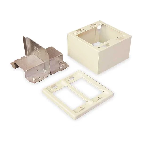 Divided Device Box, Ivory, Steel, Boxes