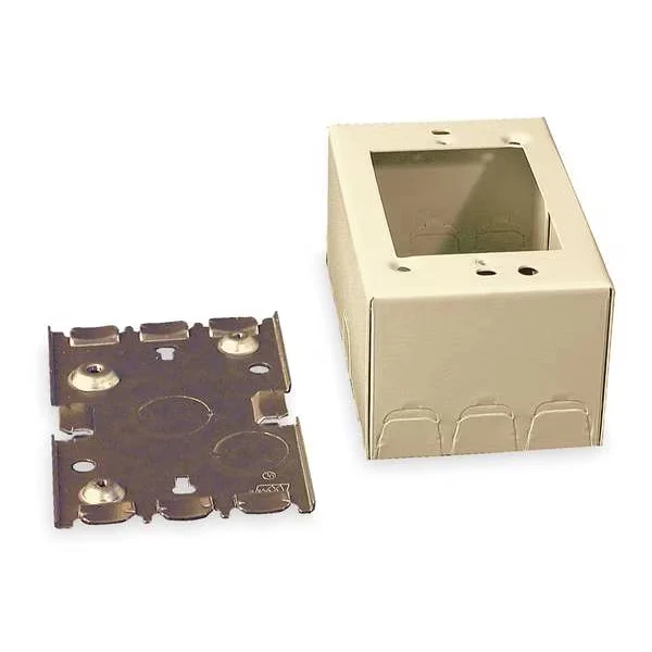 Deep Switch and Receptacle Box, Ivory