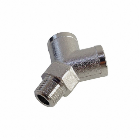 LEGRIS 0911 00 21 Female x Male Wye Connector, Nickel-Plated Brass | CR8QGM 60XL26