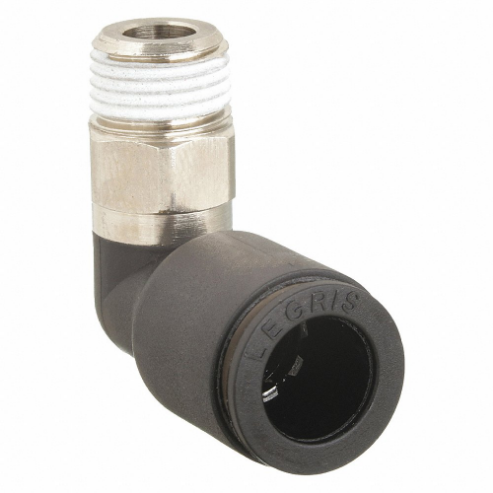 Male Elbow Tube, 12 mm Pipe 1/2 Inch Size