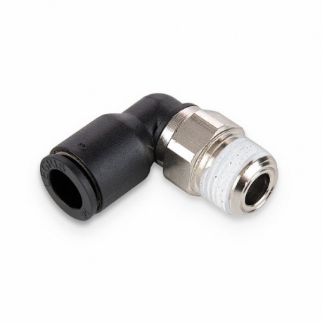 LEGRIS 3109 08 21 Metric Push-to-Connect Fitting, Polymer, BSPT x Push-to-Connect, 8 mm Tube OD | CR8QZB 791PY3