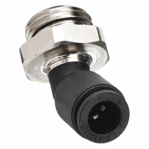 LEGRIS 3133 06 13 Male Elbow, Nylon, Push-to-Connect x MBSPP, 1/4 Inch Pipe Size, Black, 10Pk | CJ2UAJ 4GWT8