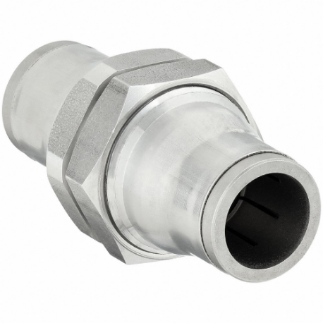 LEGRIS 3816 12 00 Metric Stainless Steel Push-to-Connect Fitting, 316L Stainless Steel | CR8TFR 791TH5