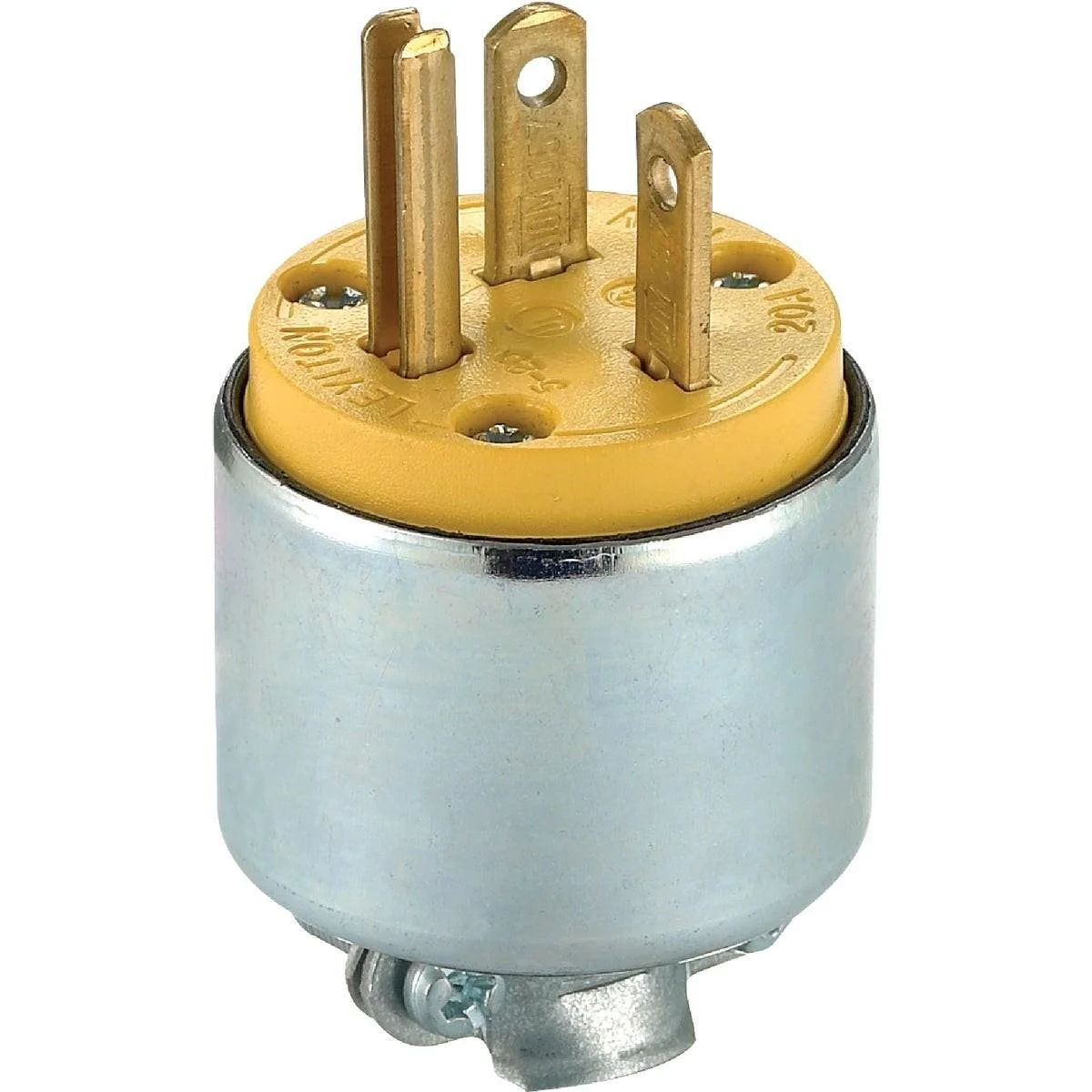 20A 125V 3-Wire 2-Pole Armored Cord Plug