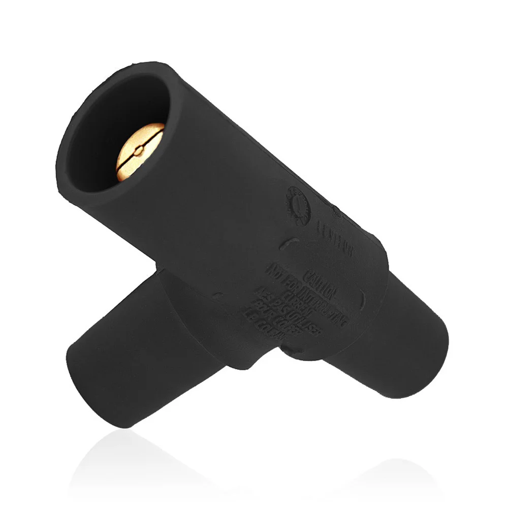 Cam Type Taper Nose Single Pole Multi Way Connector, 600 VAC/VDC, 400 A, Female x Female x Male Connection, TPV Housing