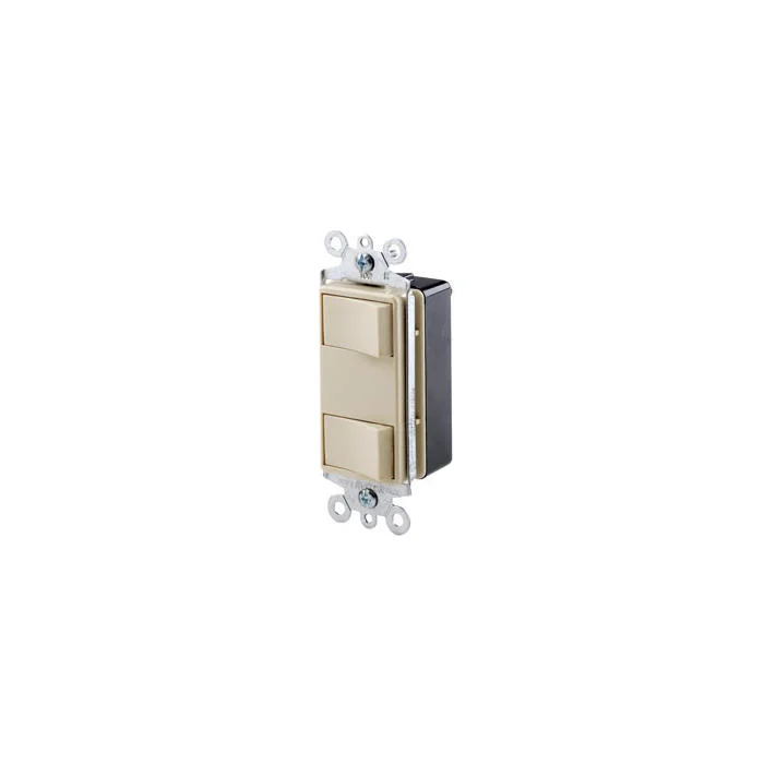 Rocker Style Combination Switch, 20 A/120 VAC, 1 Pole