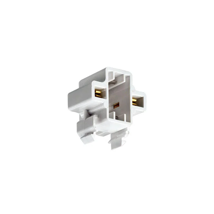 LEVITON 26719-100 Lampholder, 2-Pin, 75 W Watts, Horizontal Screw-Down, 600V AC Volt, White | CR9GYZ 799LA5