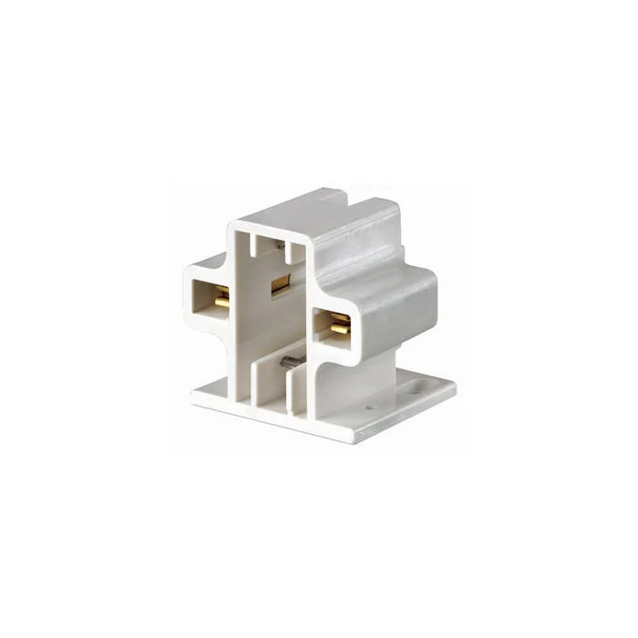 LEVITON 26719-200 Lampholder, 2-Pin, 75 W Watts, Side Screw-Down, 600V AC Volt, White | CR9GZA 799L92