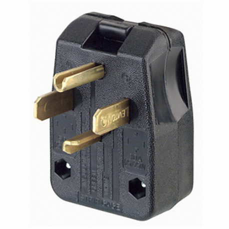 LEVITON 275-E Plug, 14-30P/14-50P, 30 A/50 A, 125/250VAC, 3 Poles, Black | CR9HHY 792TA9