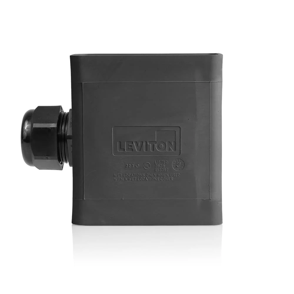 Extra Deep Portable Outlet Box, Santoprene TPV, 22.3 cu-in Capacity, 1 Gangs