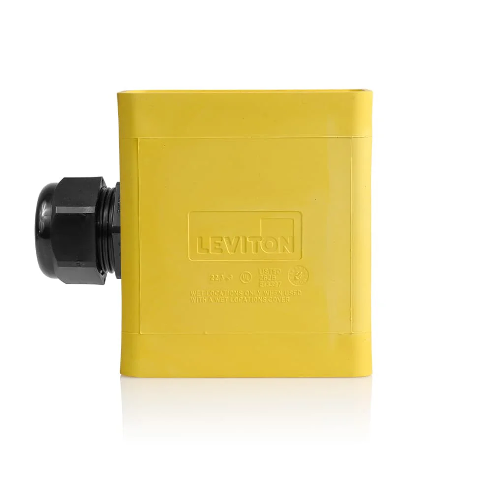 Extra Deep Portable Outlet Box, 22.3 cu-in, 1 Gang
