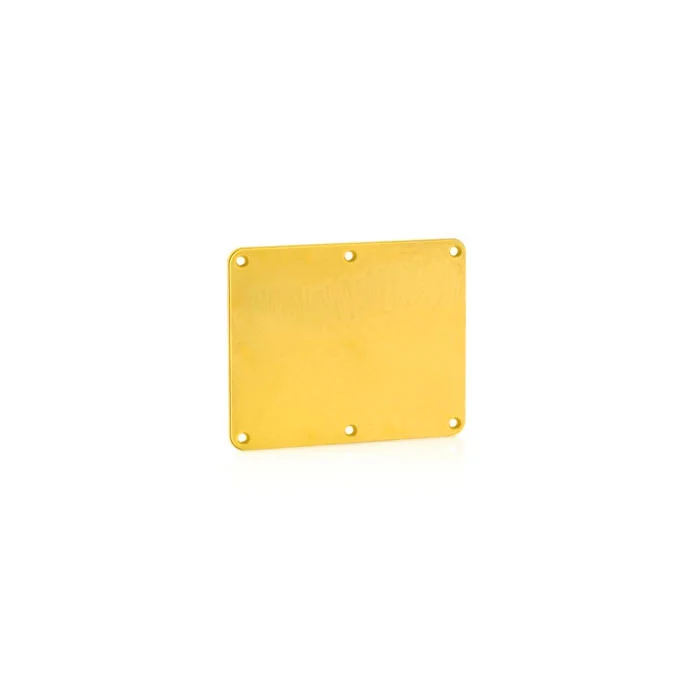 Blank Cover Plate, 5.3 in L x 4.3 in W x 0.135 in D, Polycarbonate