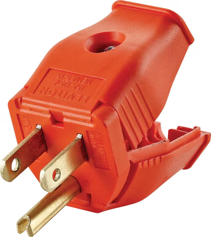 Hinged Plug 15A-Org.