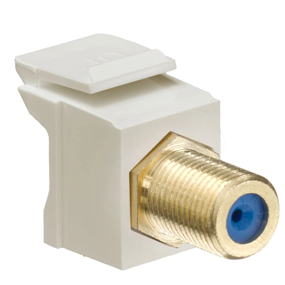 Feed-Through Connector, Female to Female/F-Type Connector, Coaxial Cable