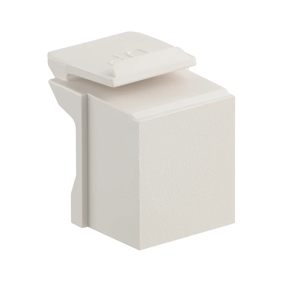 Blank Insert, Flush Mount, For Use With Wallplates and Housings, Plastic, Light Almond