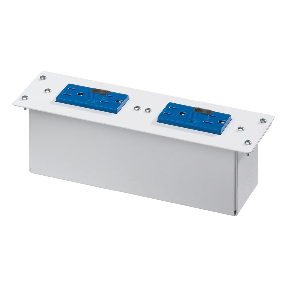 AC Power Surge Protective Module With Surge Protection, 120 VAC, 15 A, Cable Knock-Outs Connection