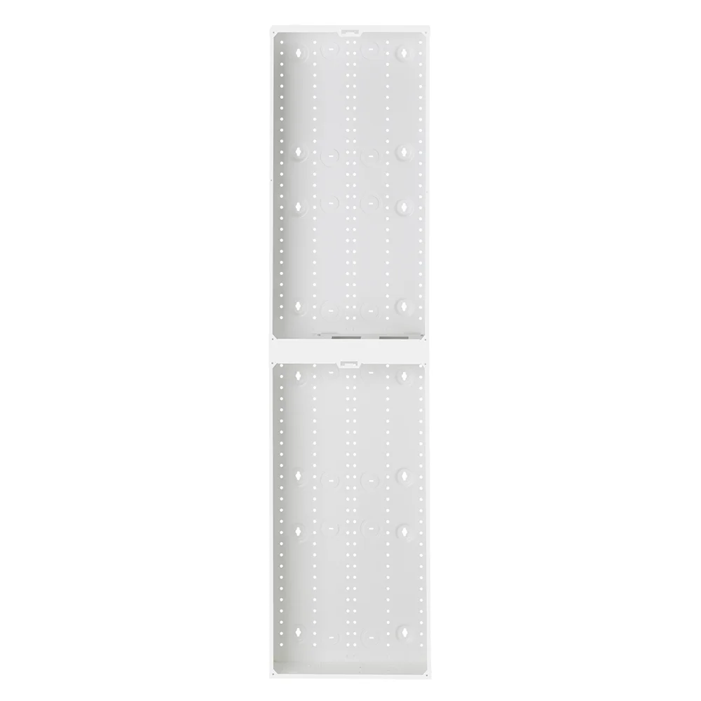 Multi-Bay Dual FTTH Media Enclosure, Surface Mount, Steel
