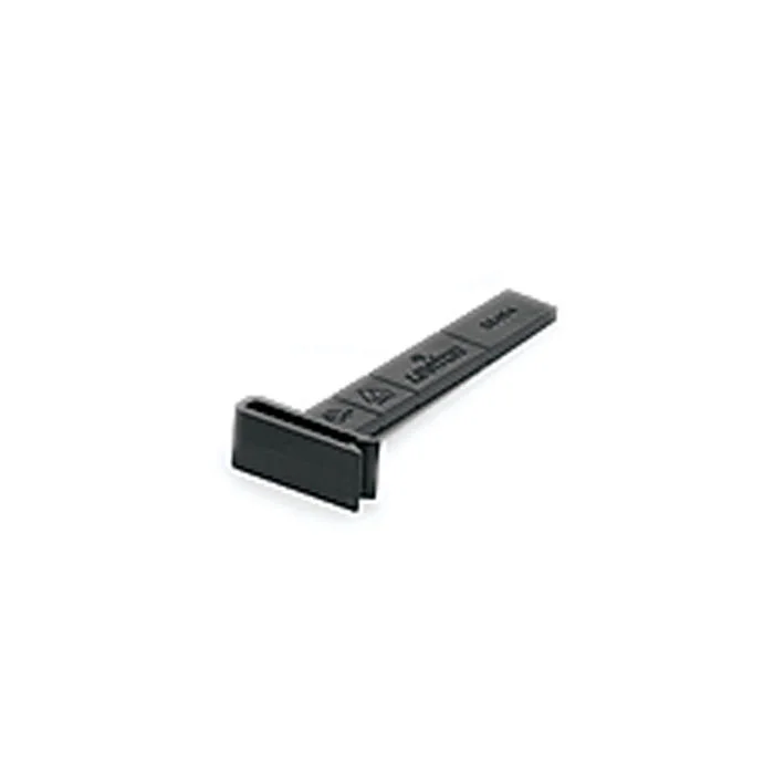 Cable Retainer, 5 in Channel, For Use With Vertical Cable Management System, Black