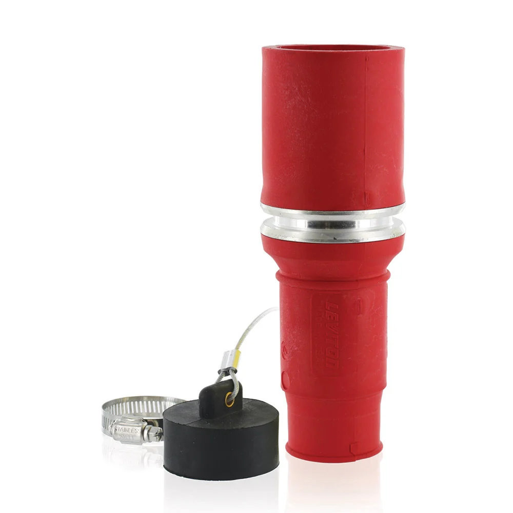 Crimped Sleeve Female Plug Insulator, For Use With 313 to 777 kcmil Cable, 1000 VAC, 1135 A, -60 to 135 Deg C, Red