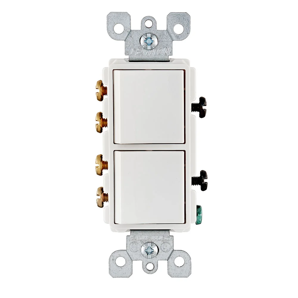 Grounding Combination Switch, 15 A 120/277 VAC, 1 Pole