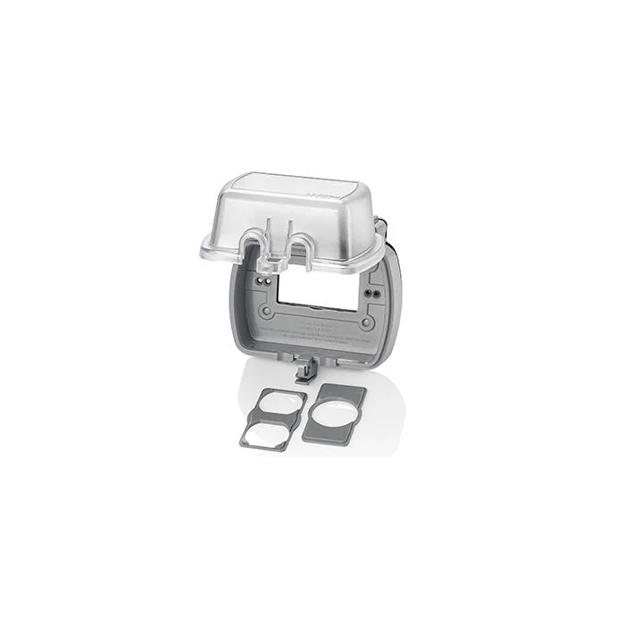 Weatherproof While-In-Use Cover, 1.406 in Dia, 5.58 in L x 5.38 in W x 3.08 in D