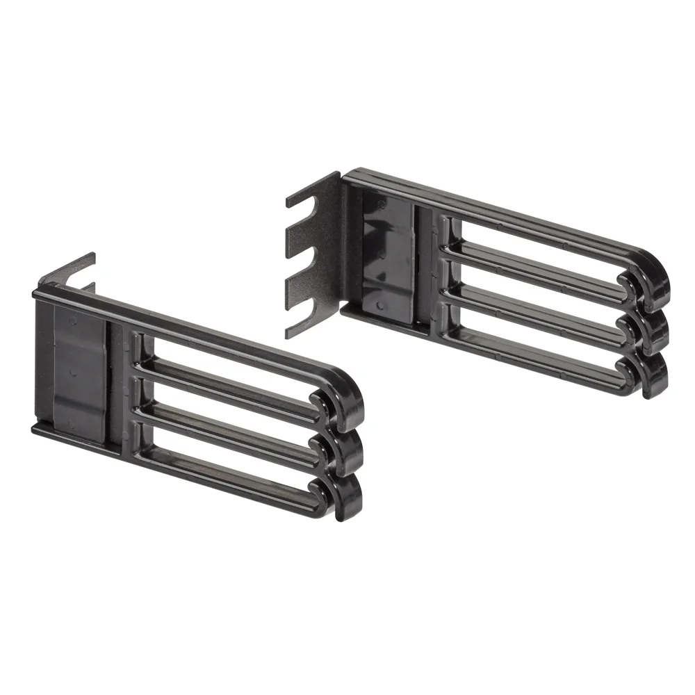 Patch Cord Manager, Steel, Black