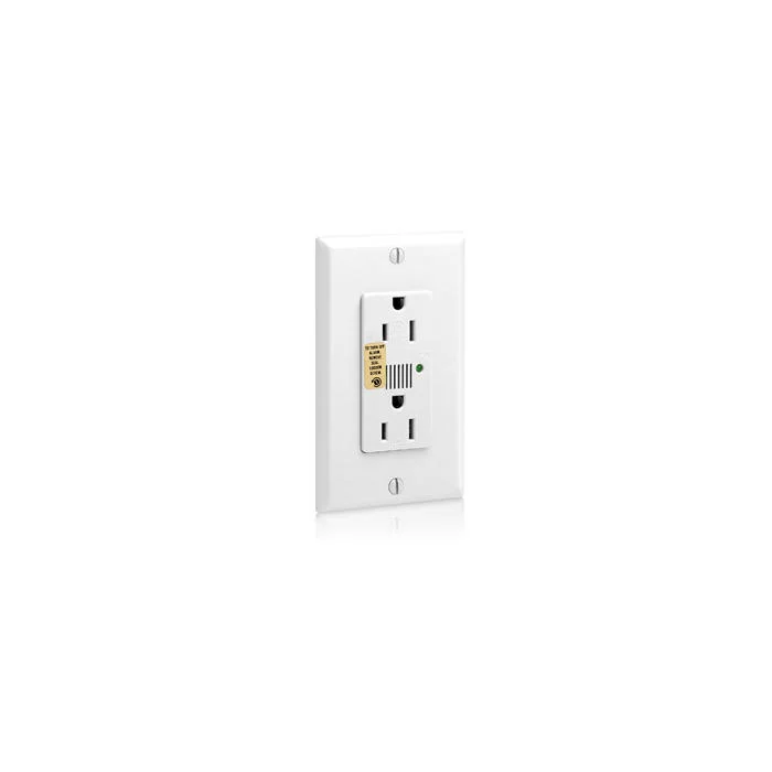 Type 3-Duplex Self-Grounding Surge Protective Receptacle, 125 VAC, 15 A, 5 kA SCCR, 2 Pole, 3 Wire