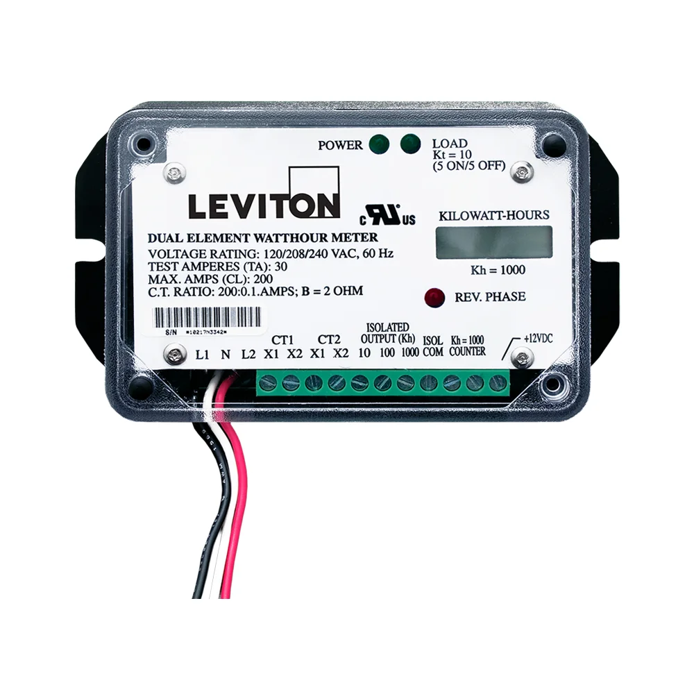Self-Contained Counter Output Single Element OEM Module, 120 VAC, 200 A, 1 kW-hr Power Rating, 2-Wire