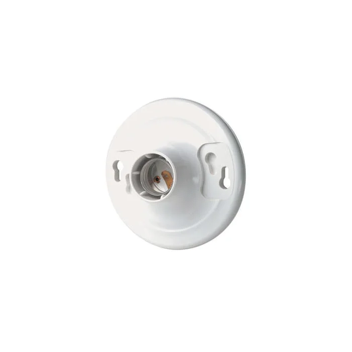 Keyless Ceiling Receptacle Lampholder, 660 W, 600 VAC, Medium Incandescent Lamp