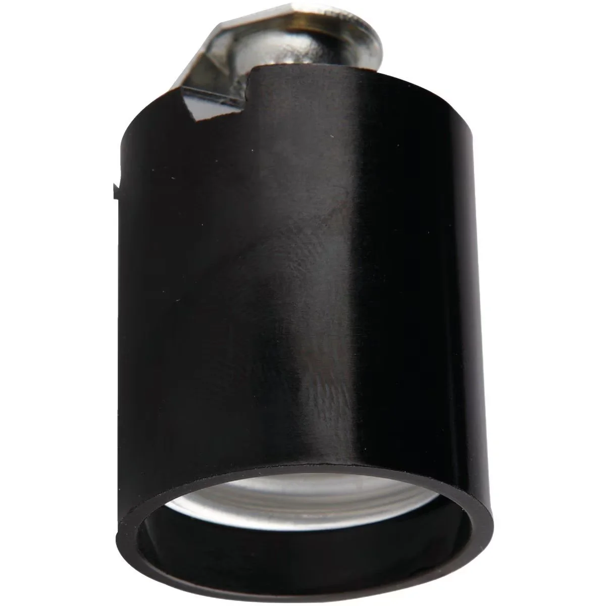 Keyless Medium Base Black Lamp Socket