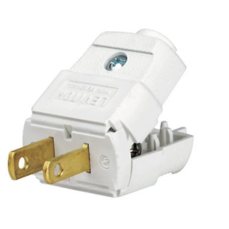 PLUG STRGHT BLD WHT 15A