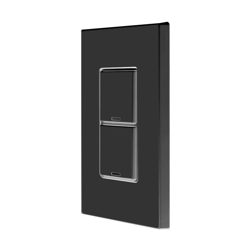 Digital Switch Color Change Kit, 2 Button, 32 to 131 Deg F Ambient Temp, 0 to 90% Non-Condensing Ambient Humidity, Black
