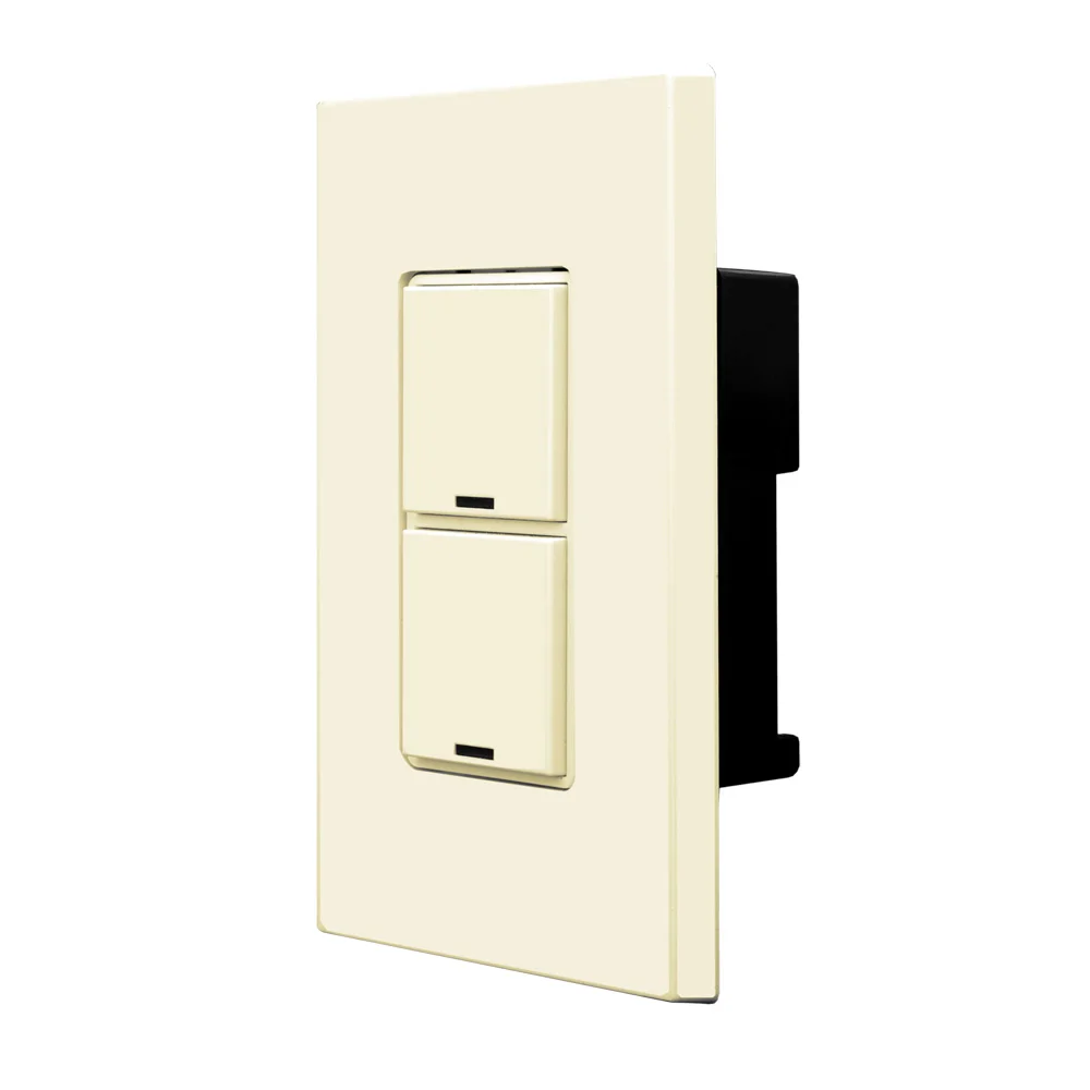 Digital Switch Color Change Kit, 2 Button, 32 to 131 Deg F Ambient Temp, 0 to 90% Non-Condensing Ambient Humidity, Ivory